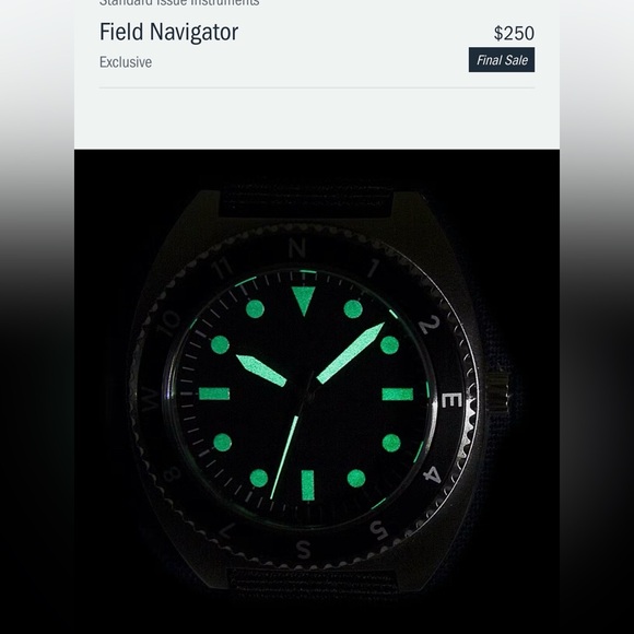 Standard Issue Instruments Field Navigator Watch EUC - Picture 3 of 10